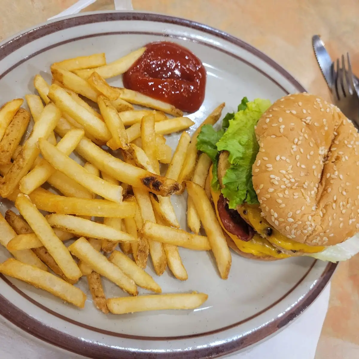 Double Cheeseburger with Bacon