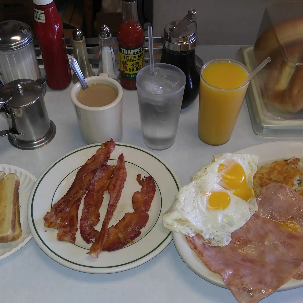 Two Eggs Any Style with Ham Steak