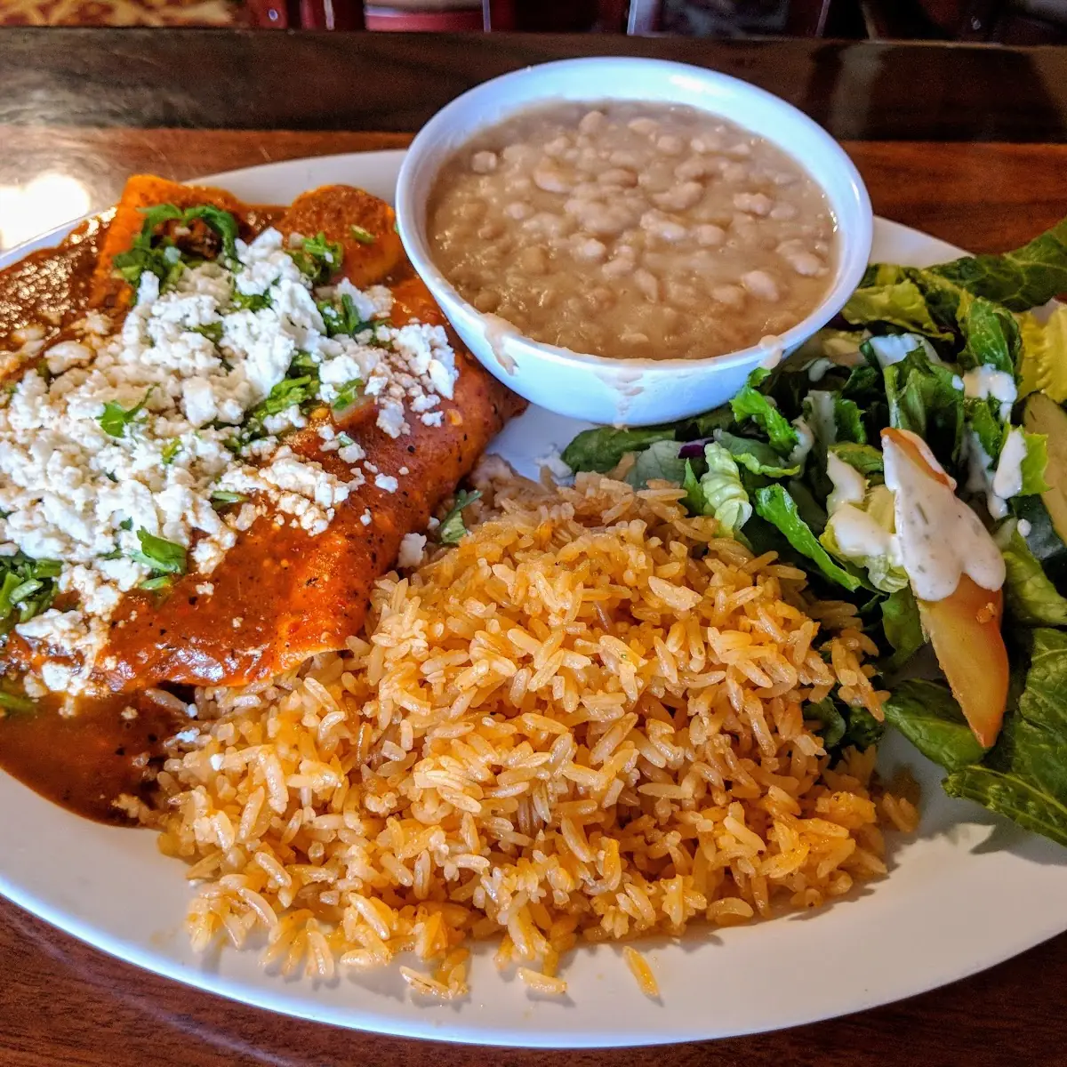 Enchilada Plate