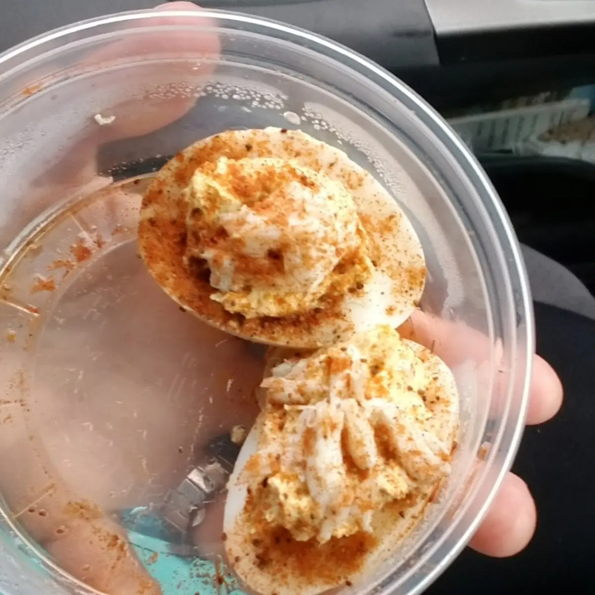 Crab Stuffed Deviled Eggs