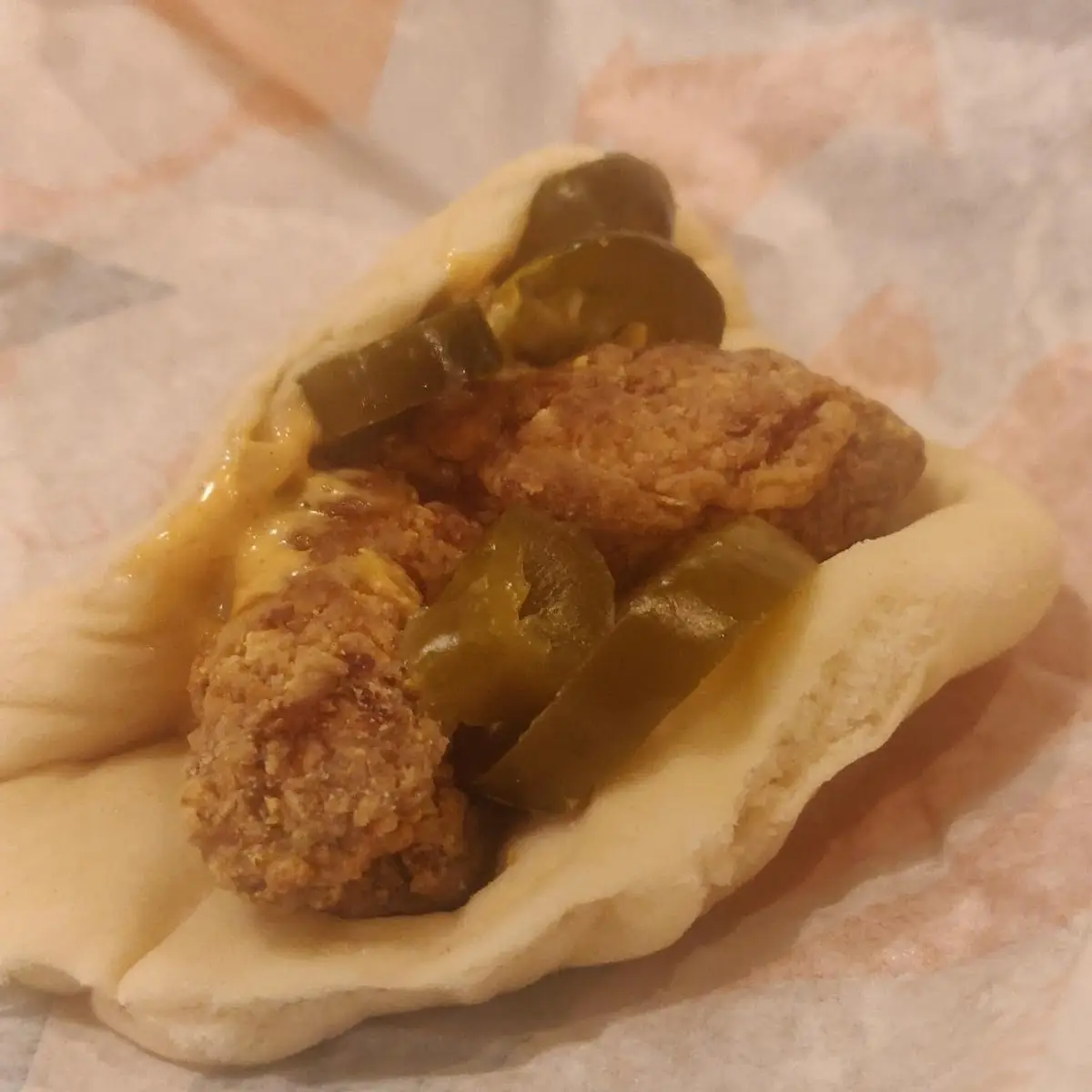 Spicy Crispy Chicken Sandwich Taco