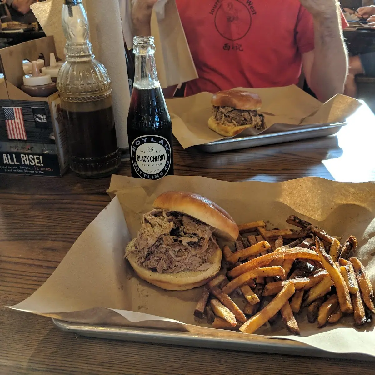 Pulled Pork Sandwich with Fries
