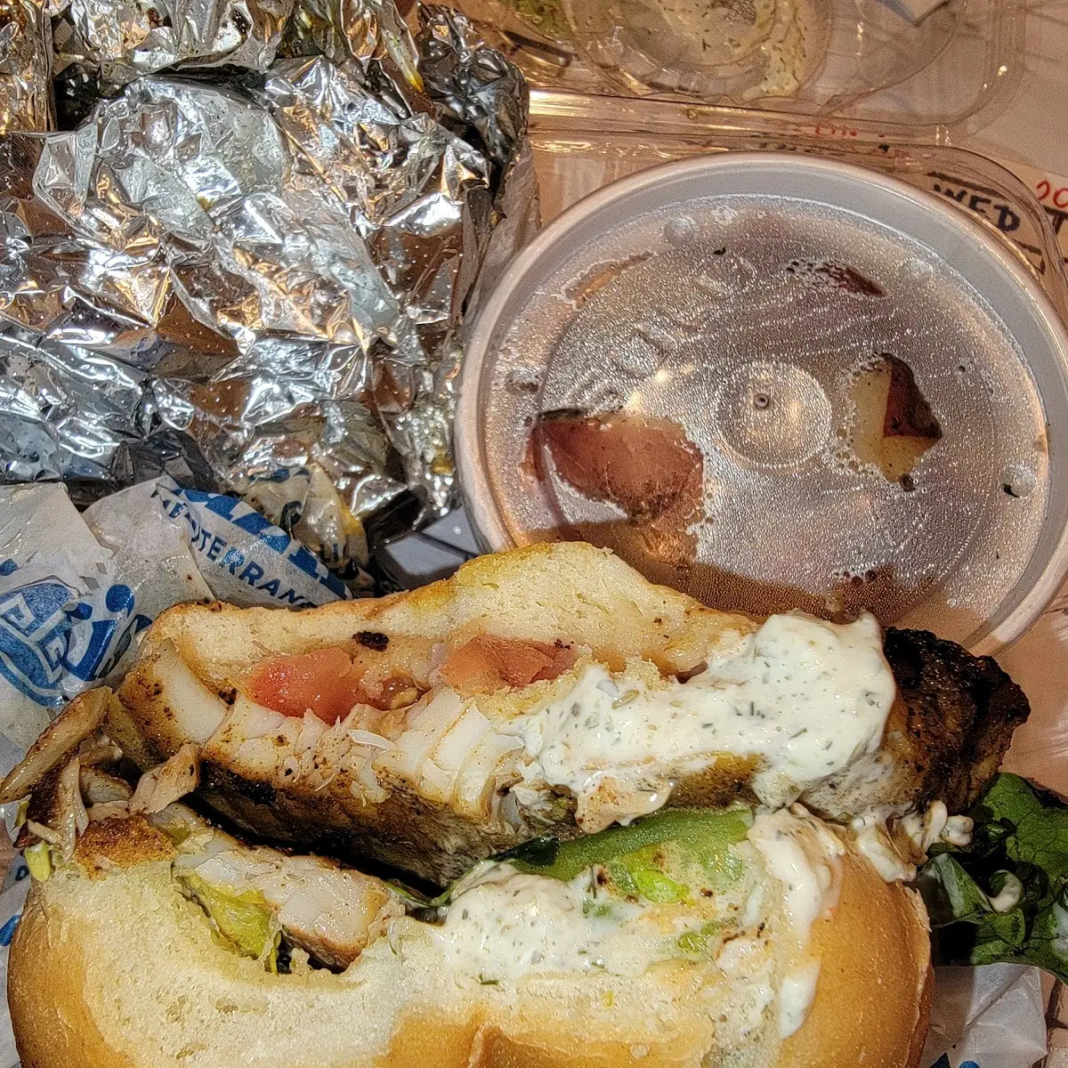 Grilled Fish Sandwich