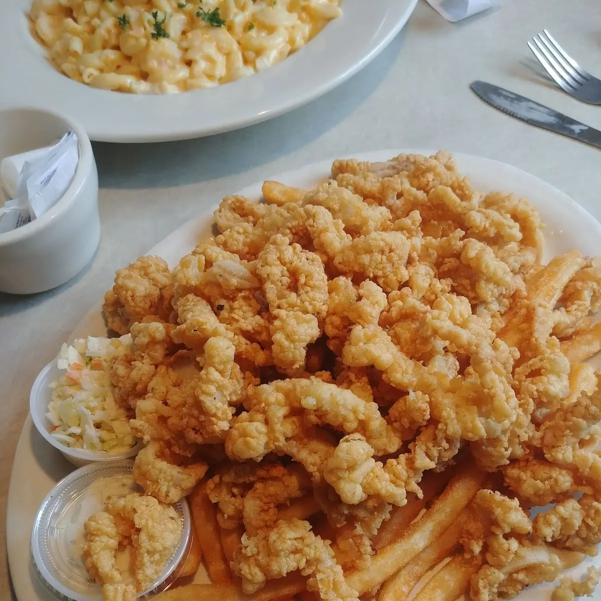 With Ham Steak