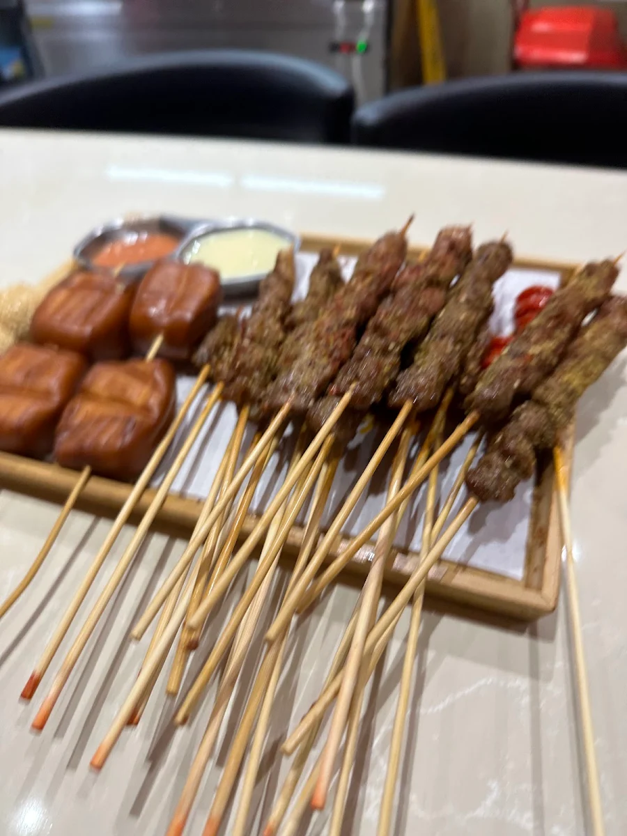 Grilled Beef Skewer 5pcs, Perfect Meat Bowl