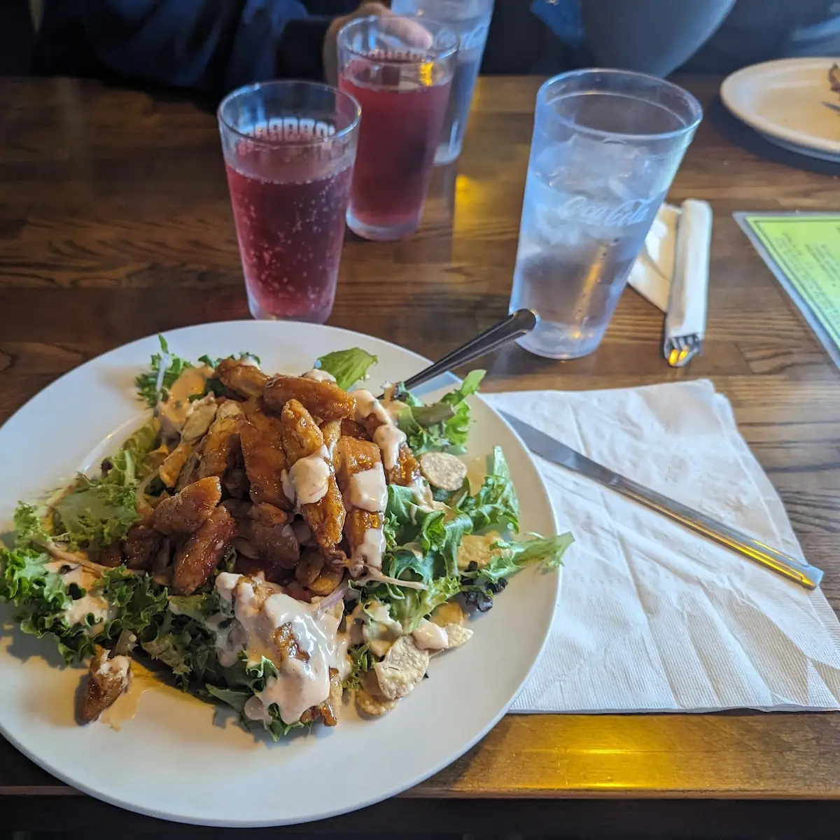 Grilled Garlic Chicken Salad