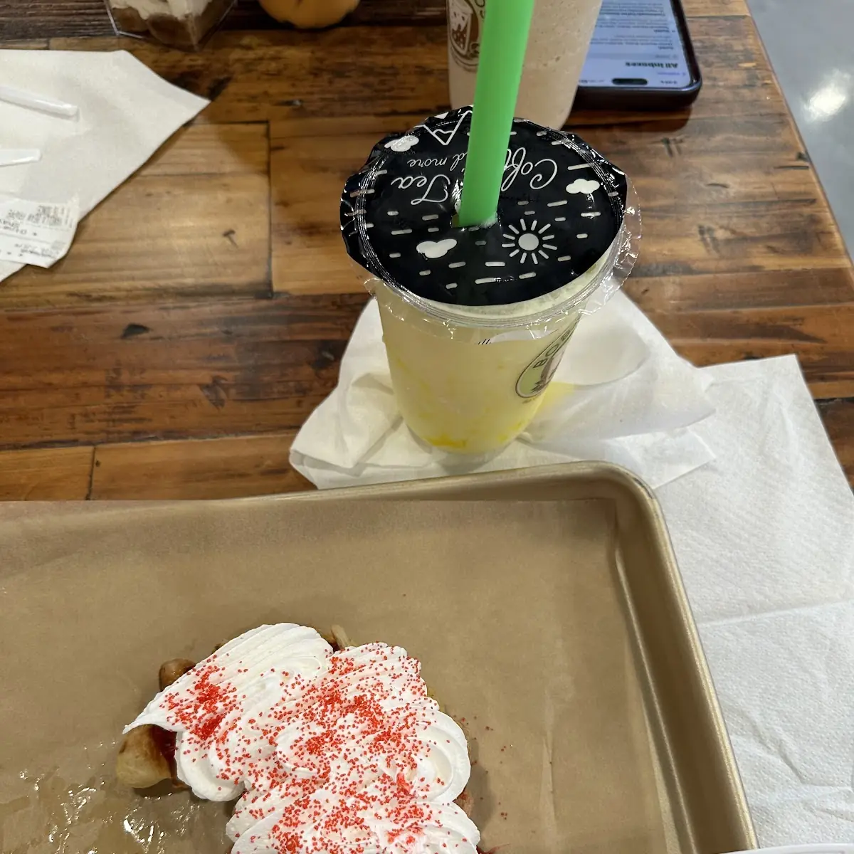 Strawberry Creme Croffle