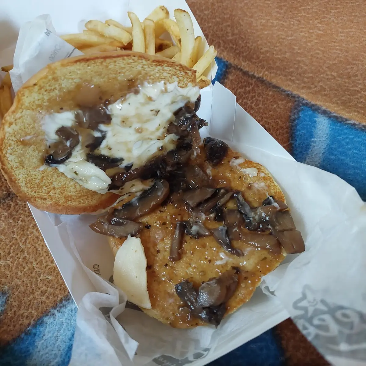 Mushroom Swiss Burger
