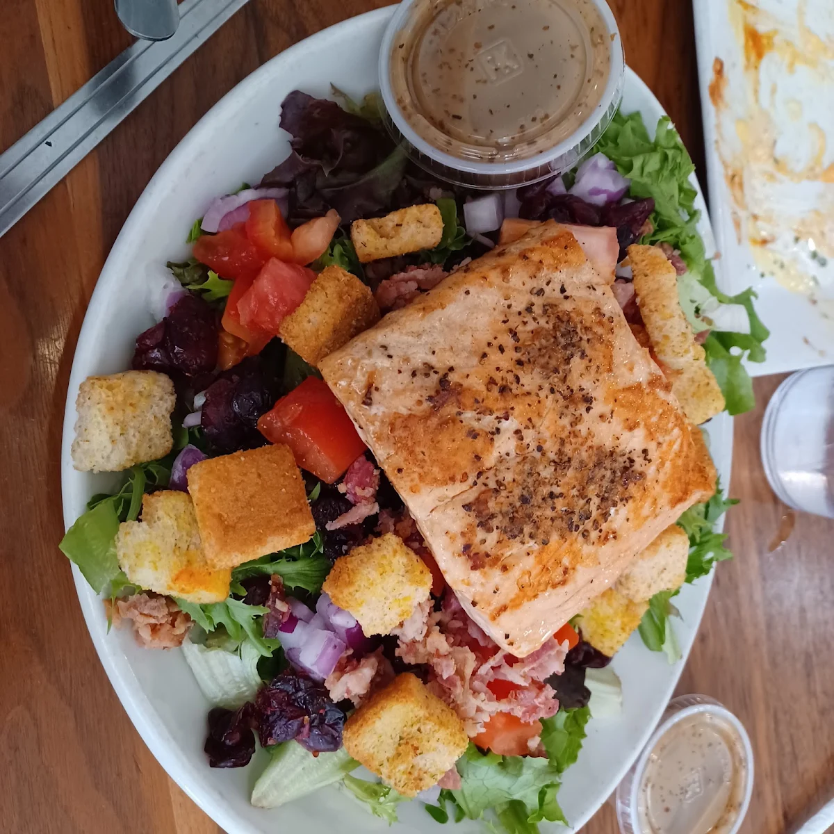 Salmon blt Salad