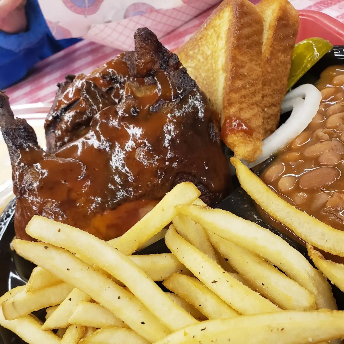 Smoked BBQ Chicken Platter