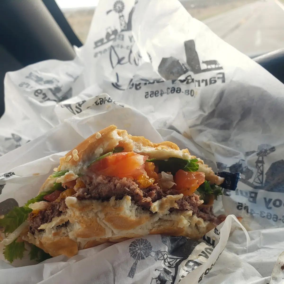 Cheese Burger w All the Fixins