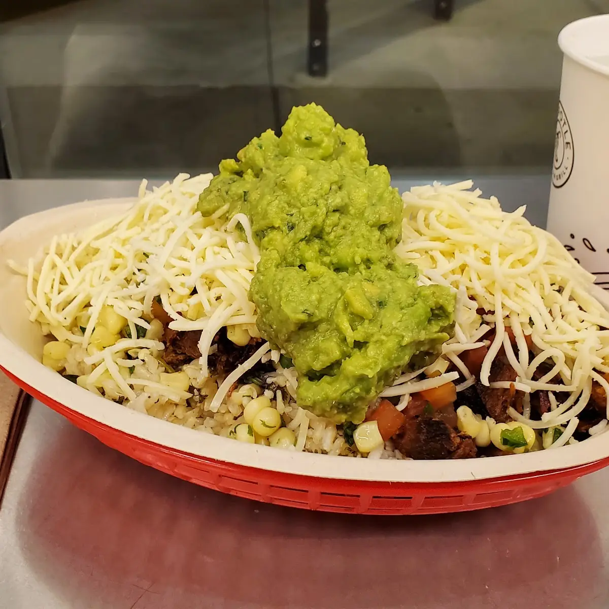 Chicken Rice Bowl with Guacamole