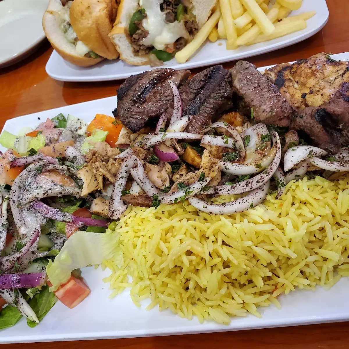 BEEF KABAB PLATTER