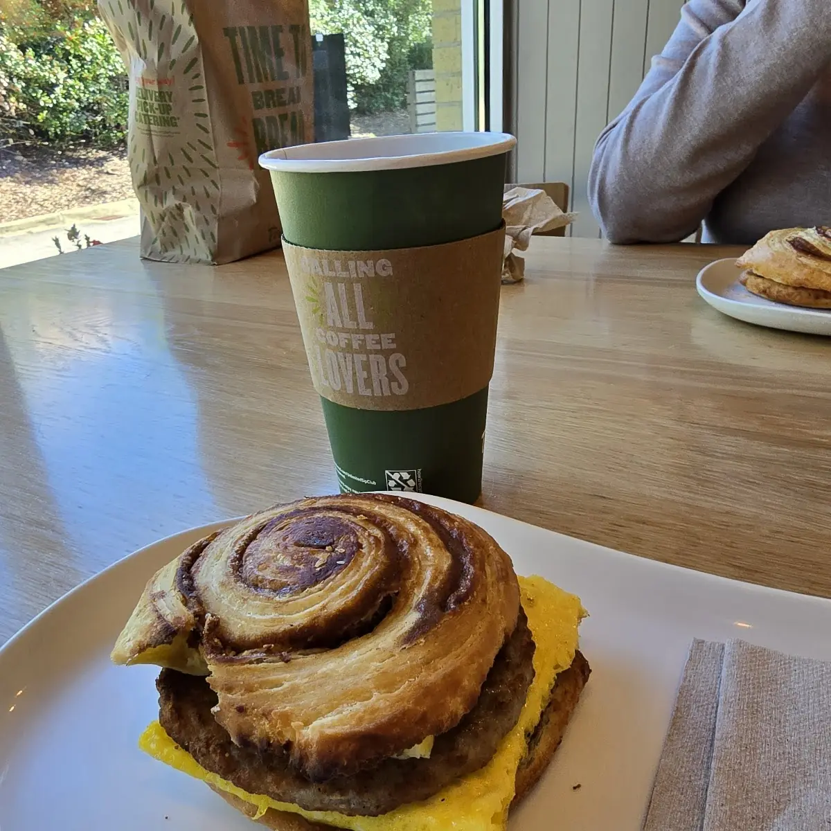 Cinnamon Crunch Breakfast Sandwich