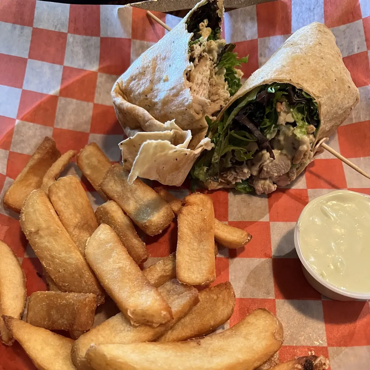 Wasabi Chicken Wrap