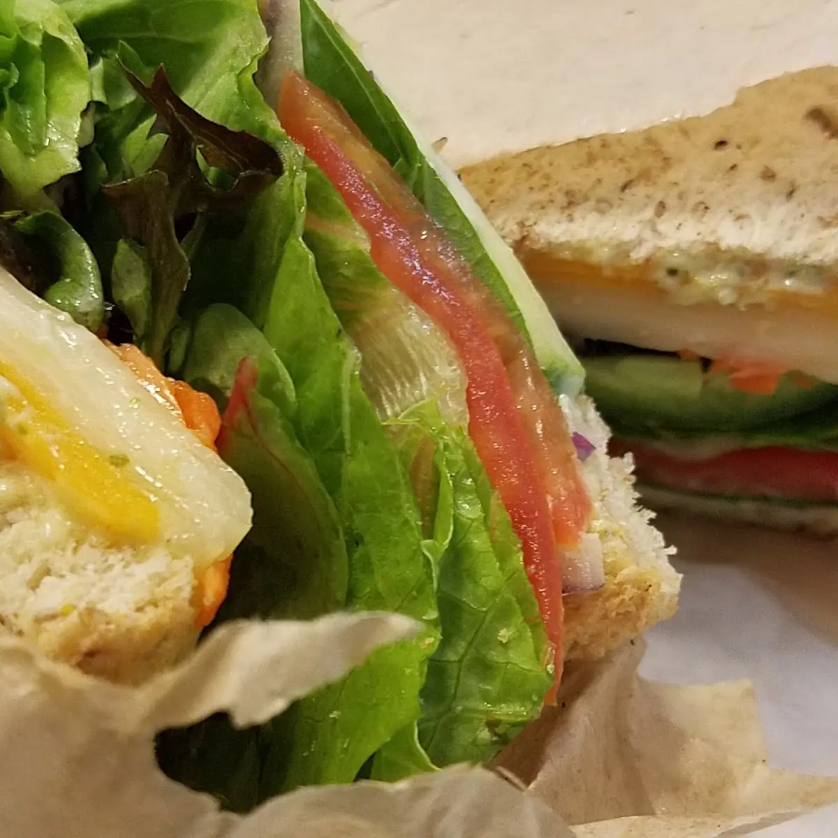 Vegetarian Custom Made Sandwich