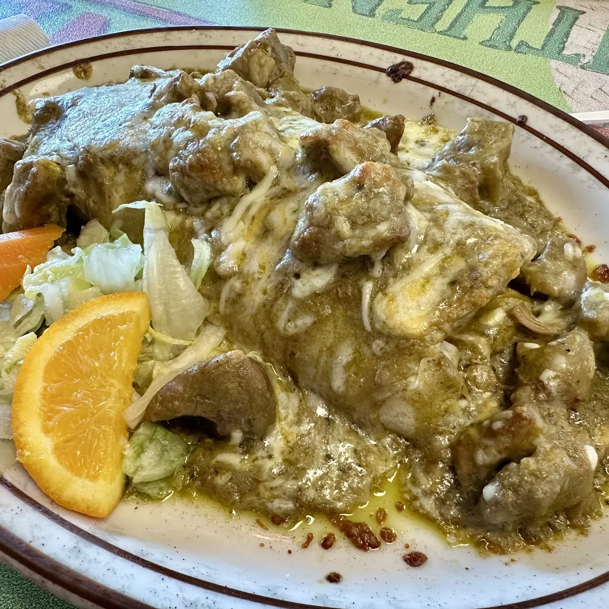 Chili Verde Burrito
