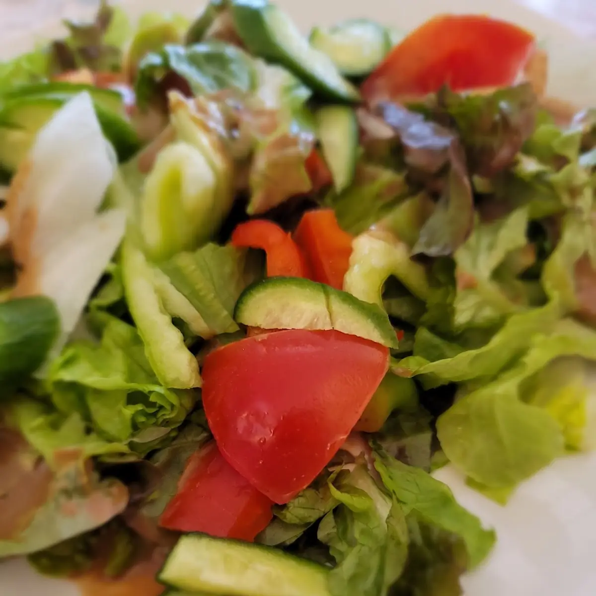 Mixed Green Salad with Balsamic Dressing