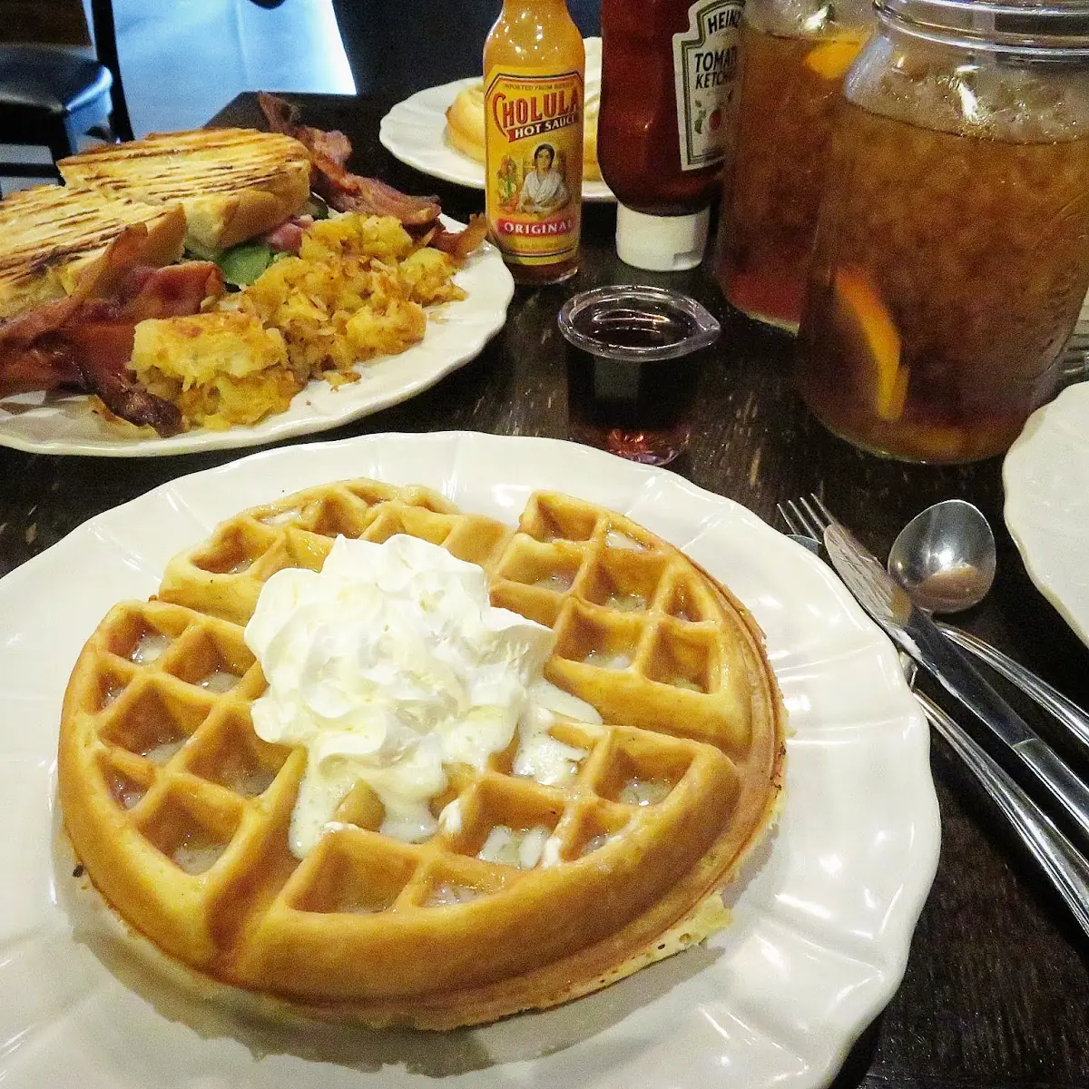 Belgian Waffle with Butter