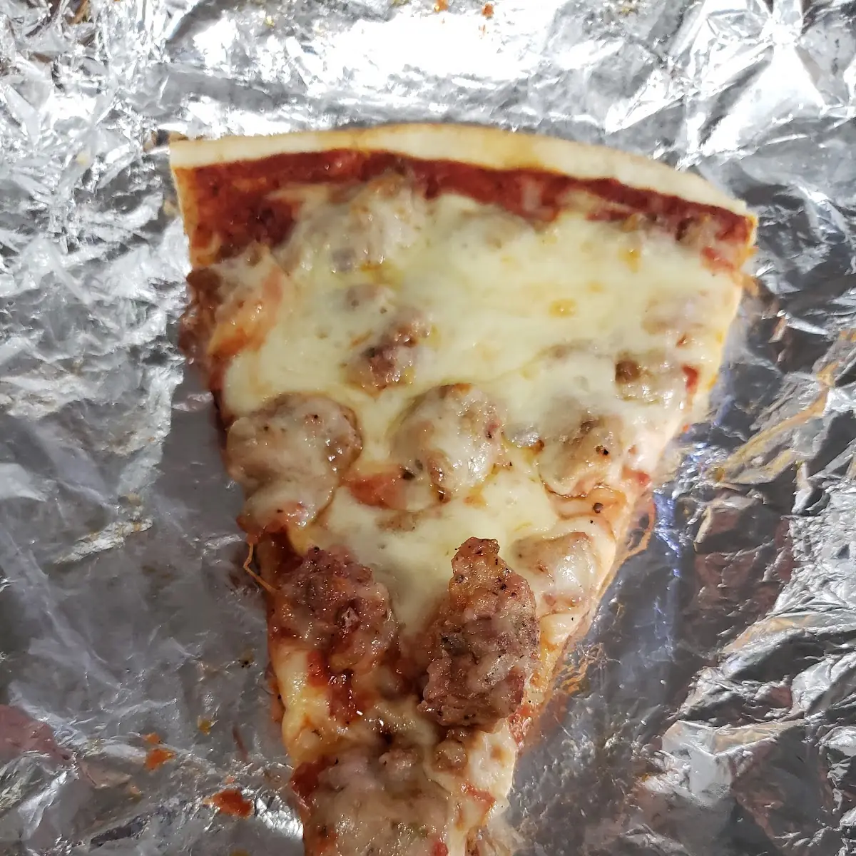 Sausage Pizza Slice