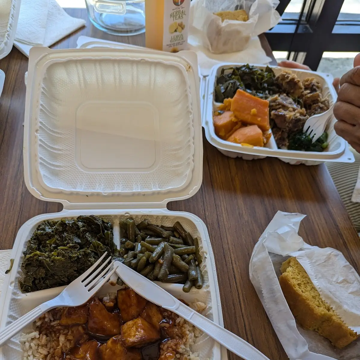 Collard Greens and Green Beans