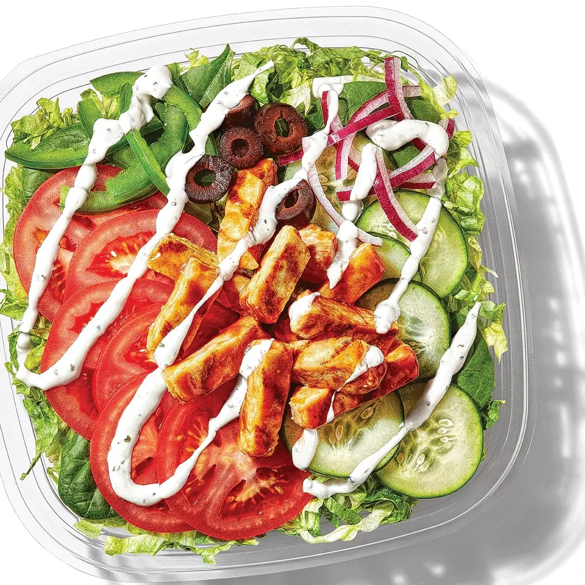 Chicken and Bacon Ranch Melt Salad