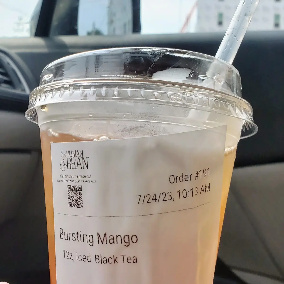 Bursting Mango Bubble Tea