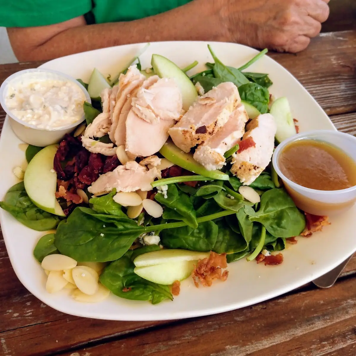 Apple Spinach Salad