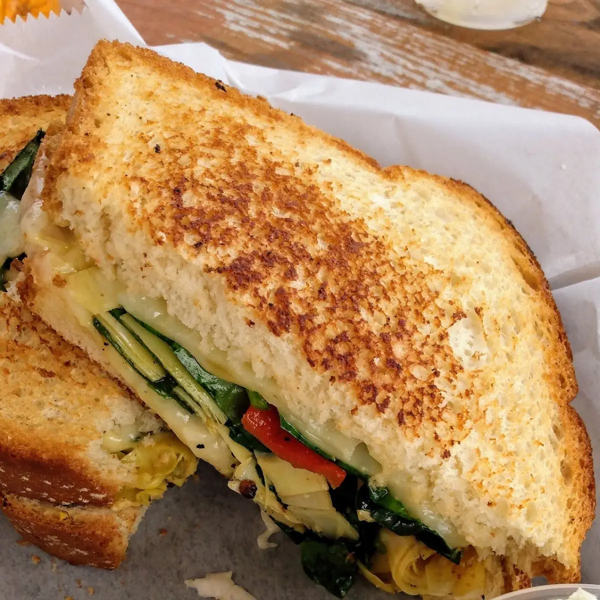 Veggie Grilled Cheese Sandwich