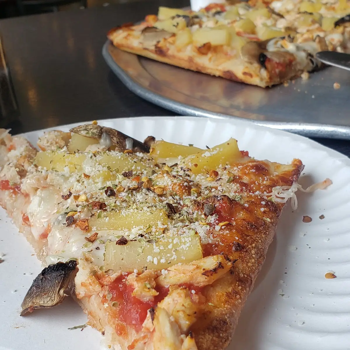 Mushroom & Chicken Pizza