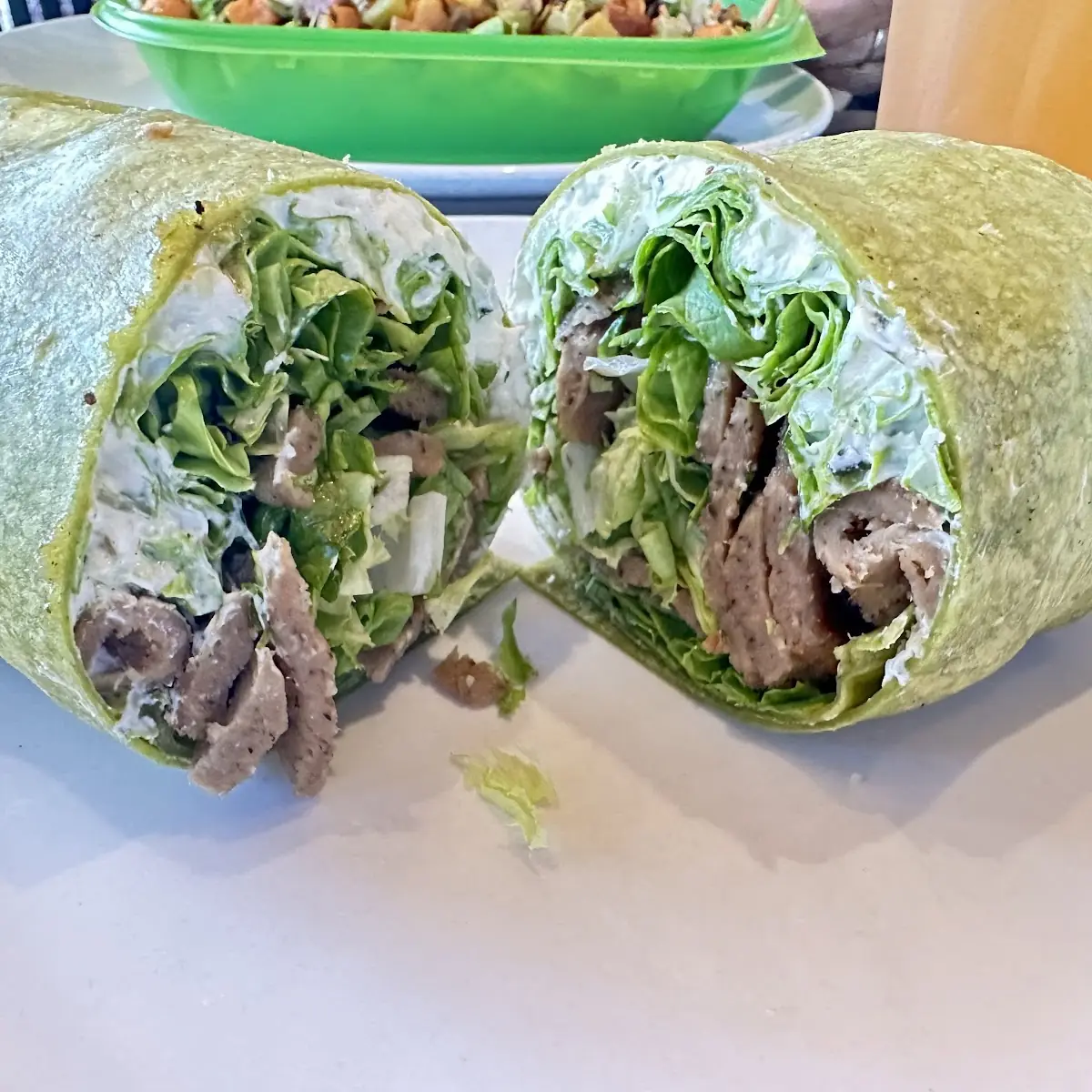 Beef and Lamb Gyro Sandwich