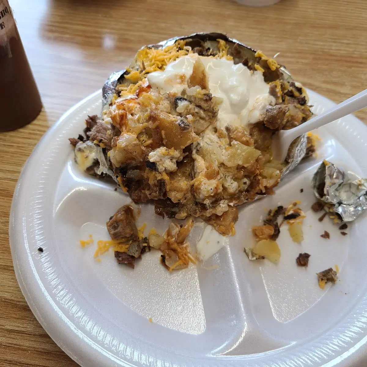Brisket Stuffed Potato