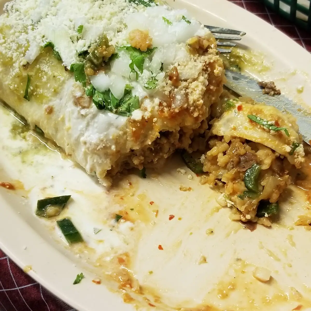 Spice Beef Burrito