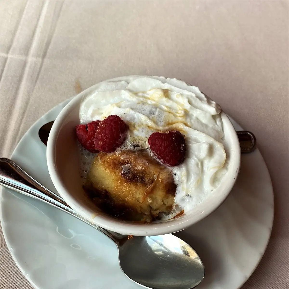 Palisade Peach Bread Pudding