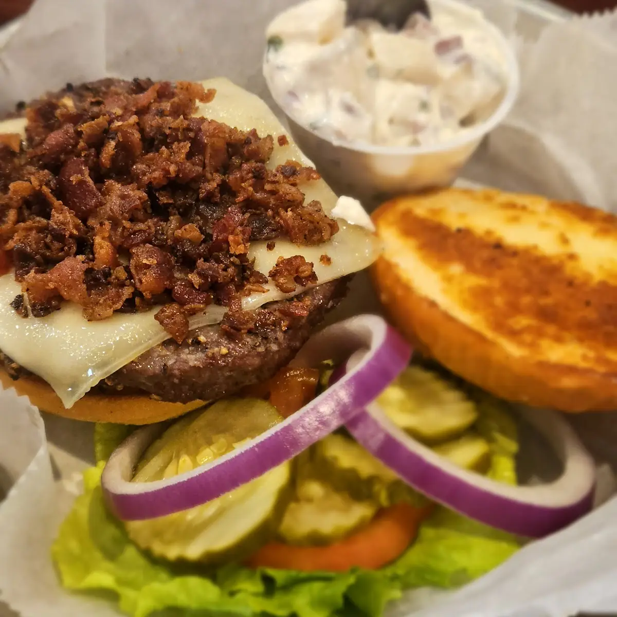 Black N Blue Cheese Burger