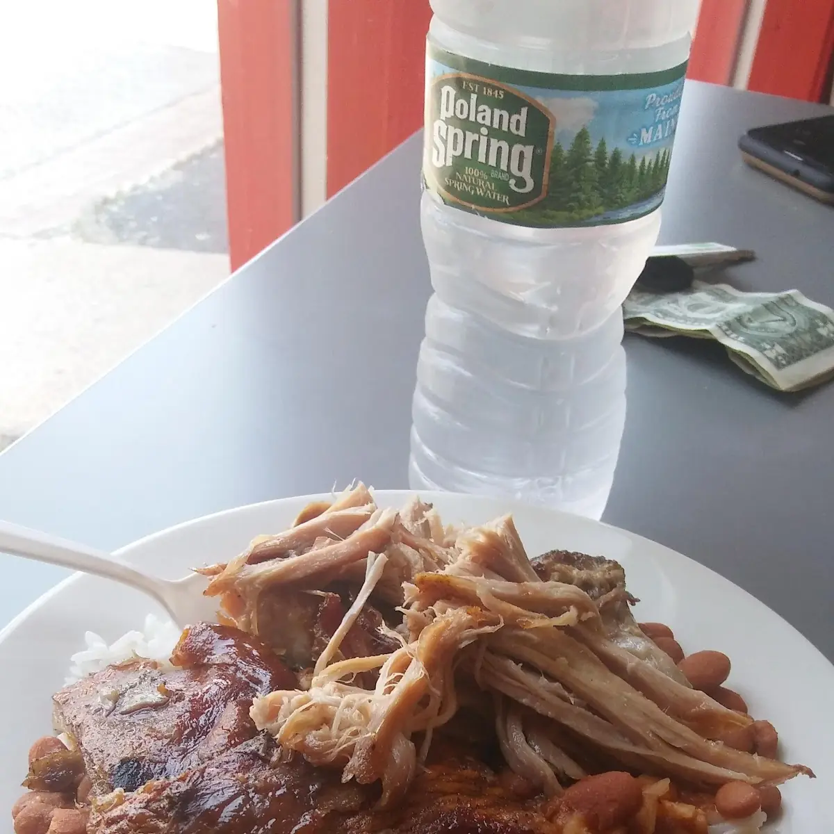 White Rice Beans N Pork