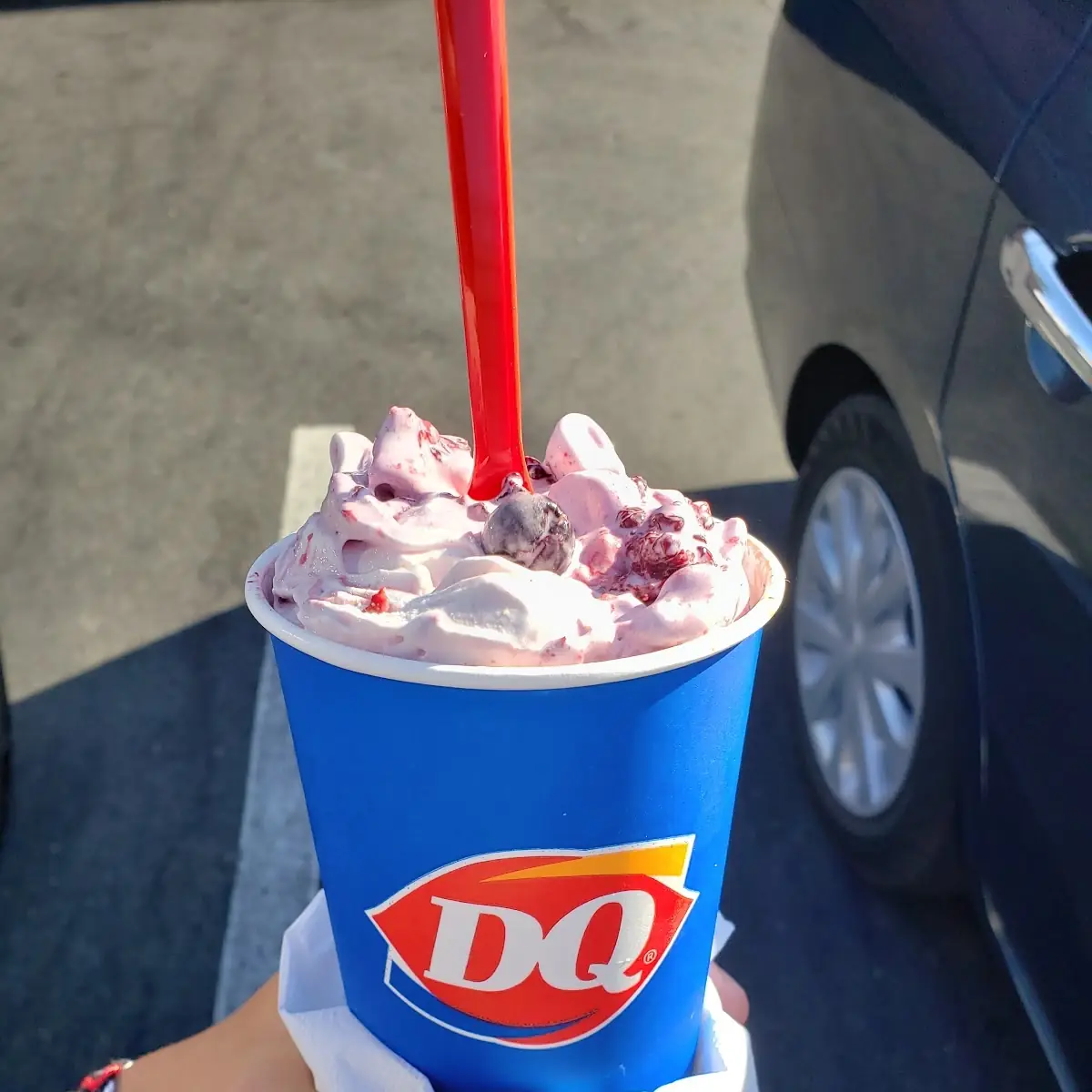 Summer Berry Cheesecake Blizzard