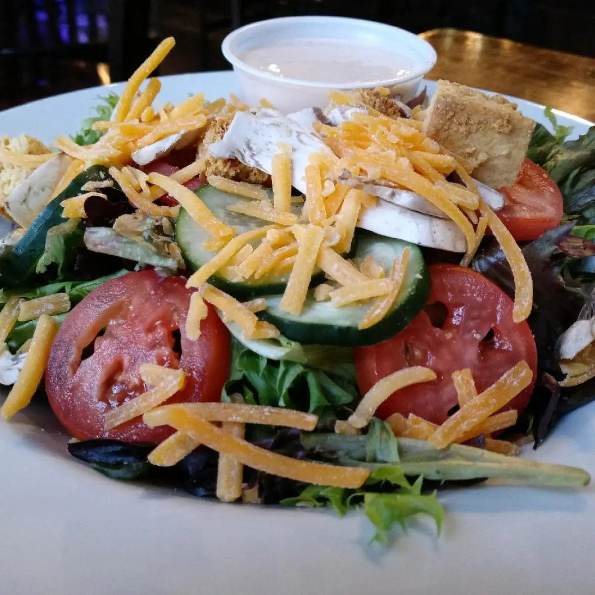 House Salad with Ranch Dressing