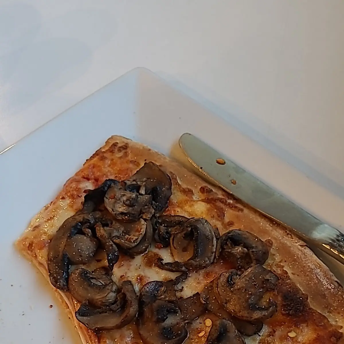 Cheese Pizza with Mushrooms