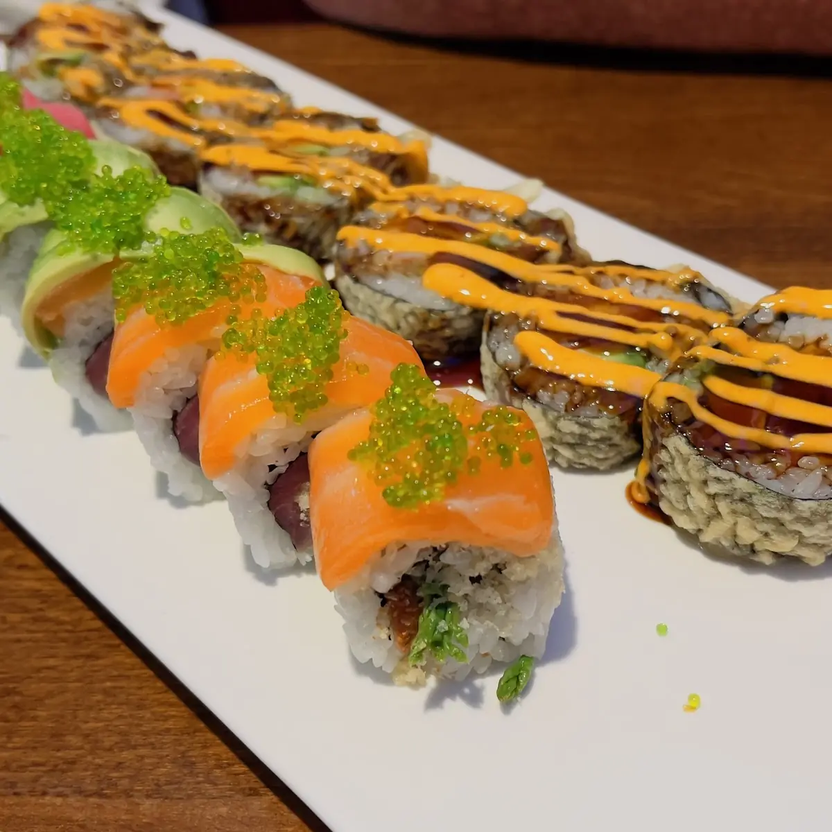 Rainbow Roll and Happy Face