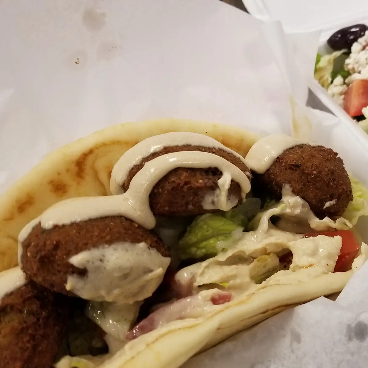 Falafel Wrap 4
