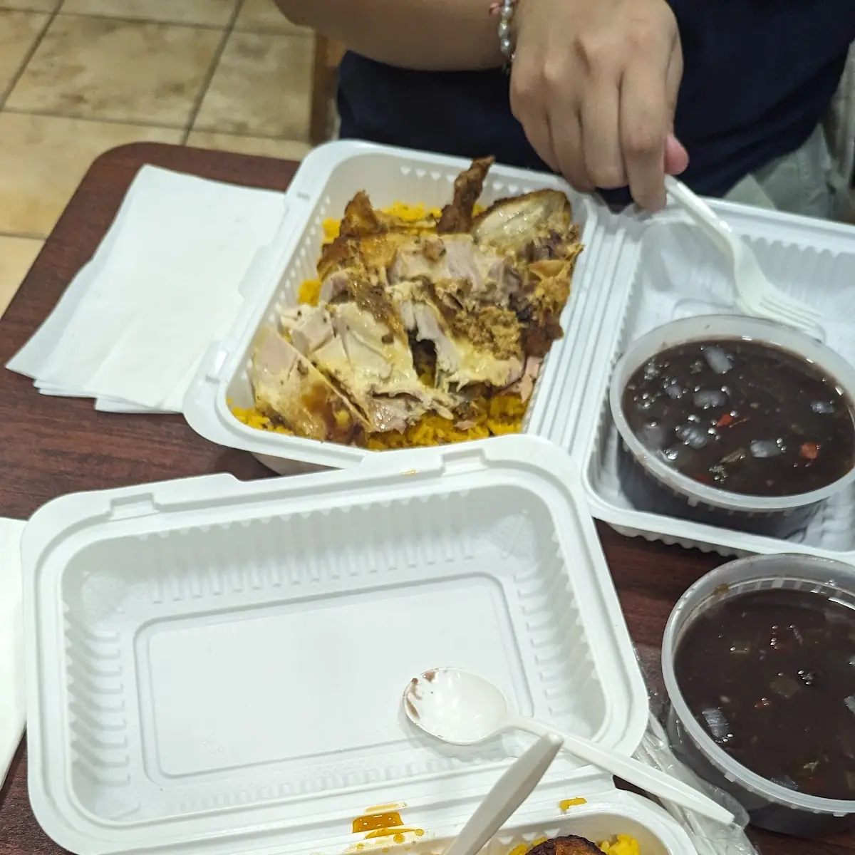 Chicken Yellow Rice Plantain