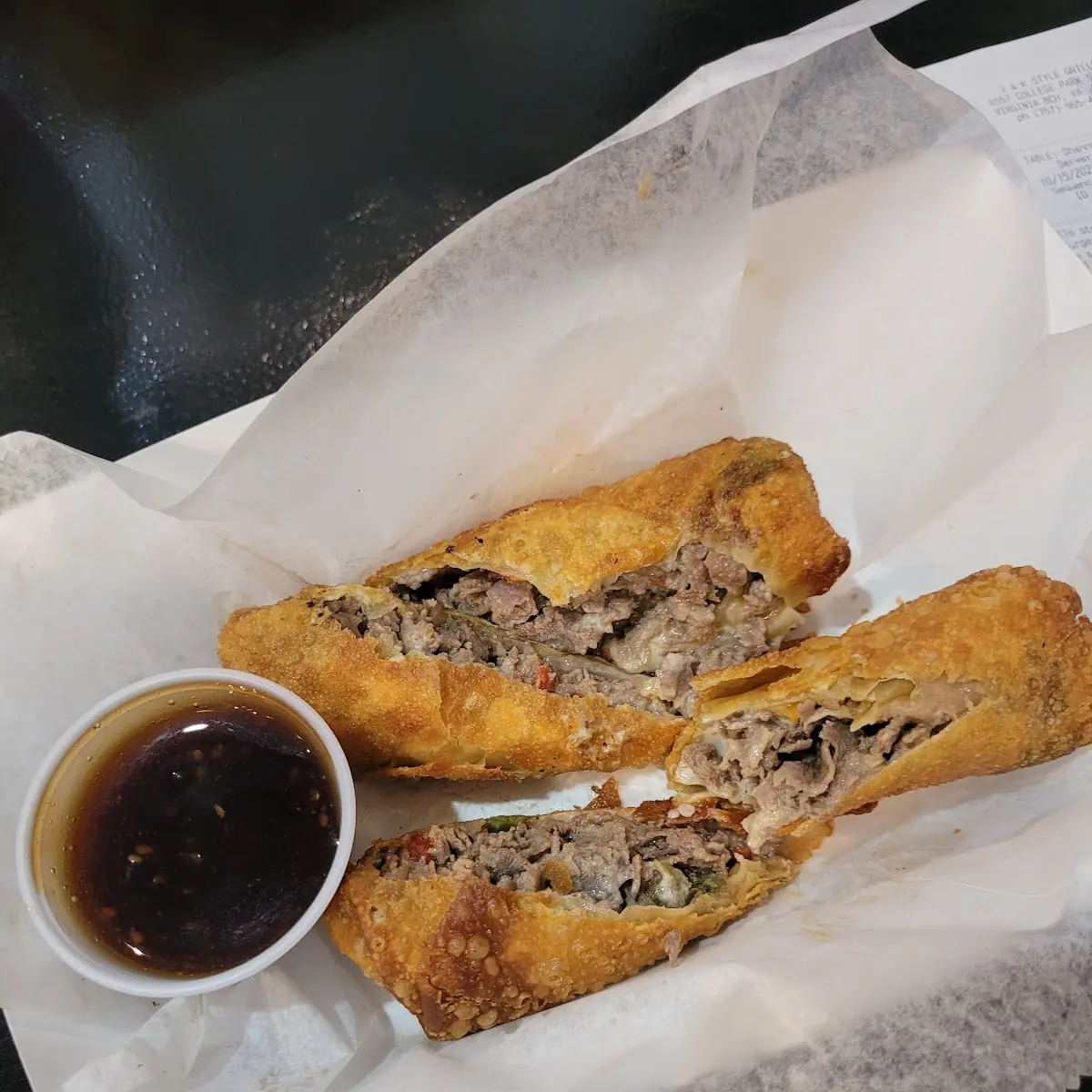 Philly Steak Egg Rolls