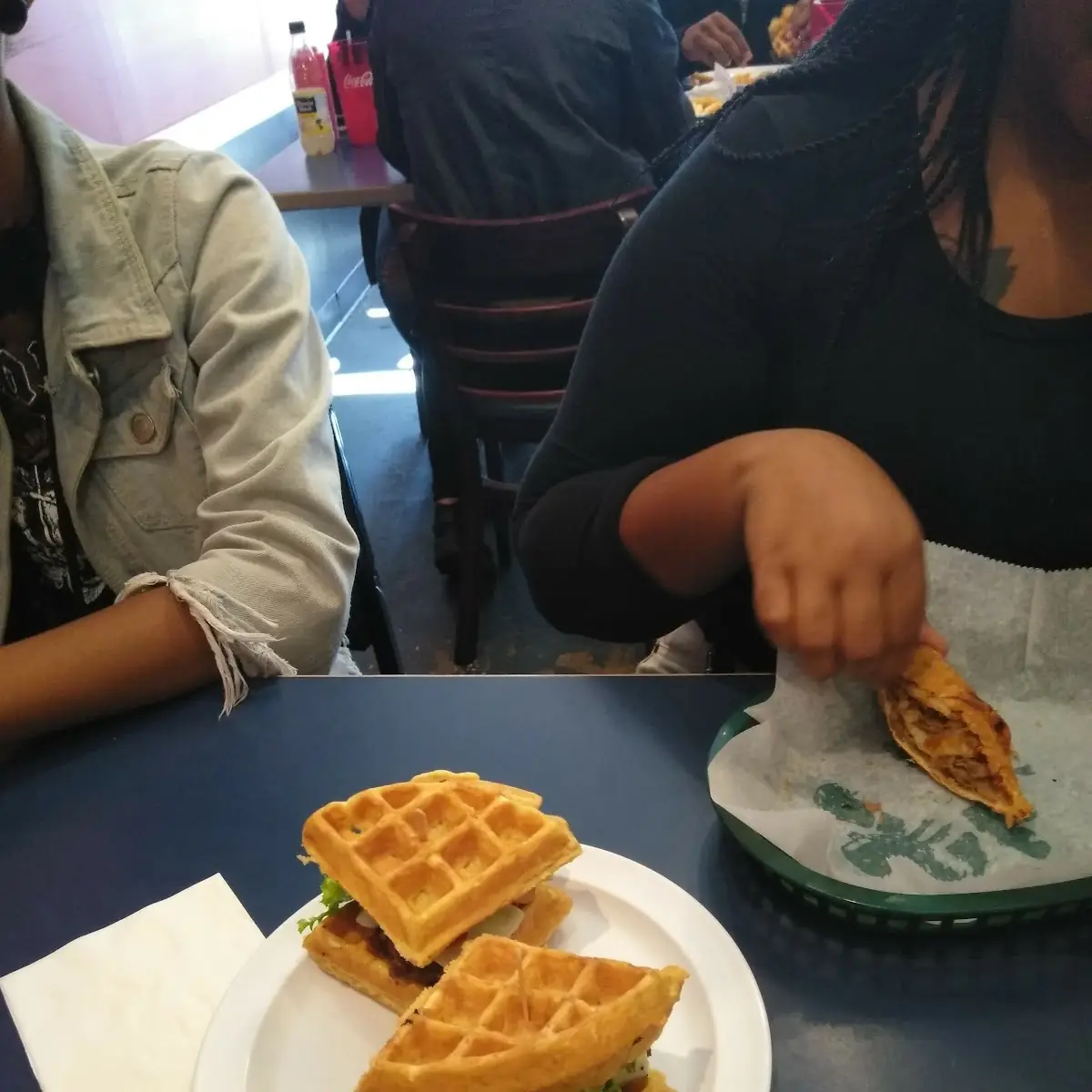 Waffle Fish Sandwich