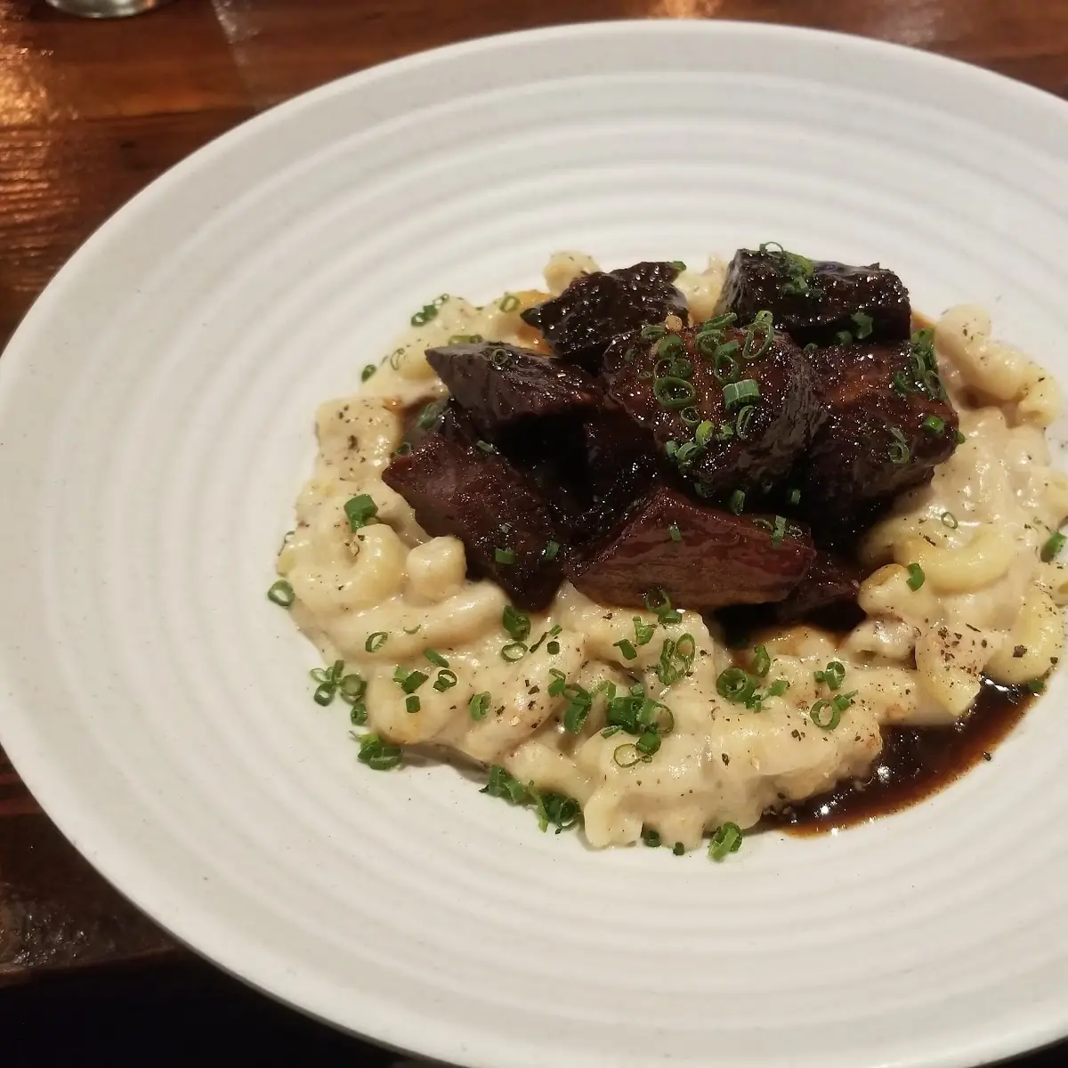 Mac and Cheese with Smoked Brisket