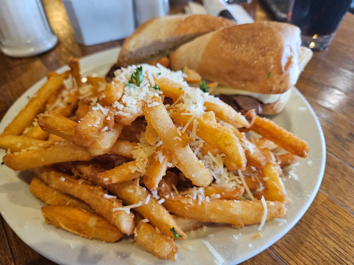 Garlic Parmesan Fries, The Office Pub & Grill