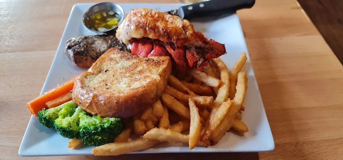 Steak and Lobster Tails, The Office Pub & Grill