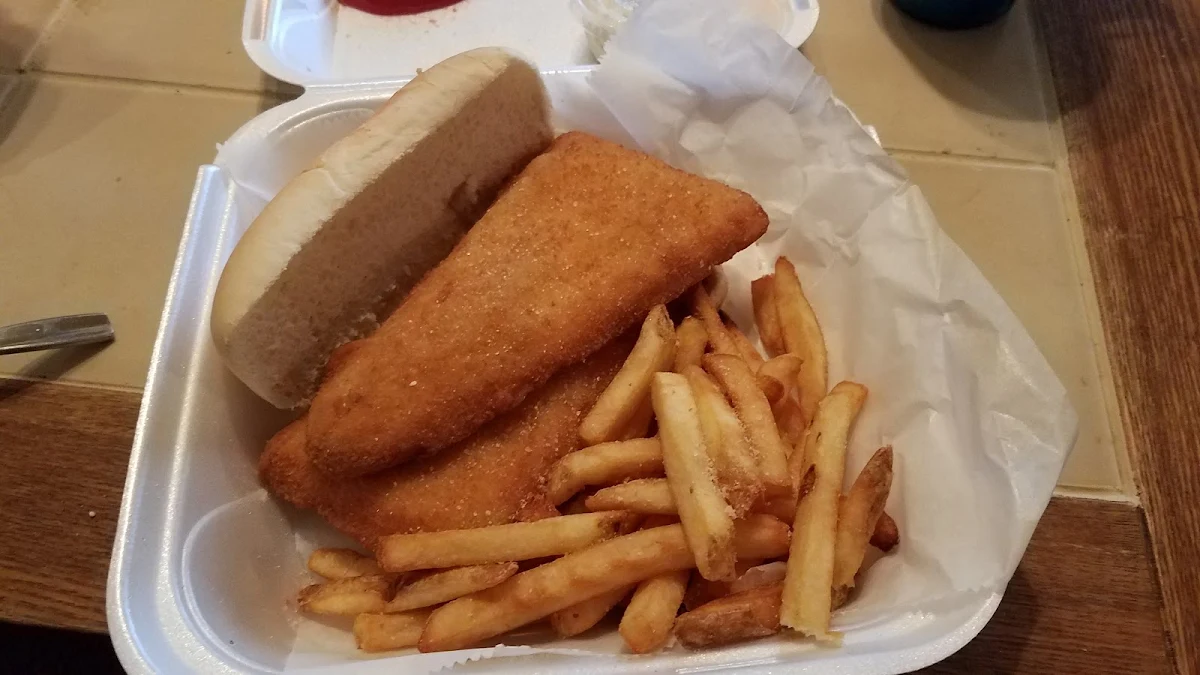 Fish Sandwich with Fries