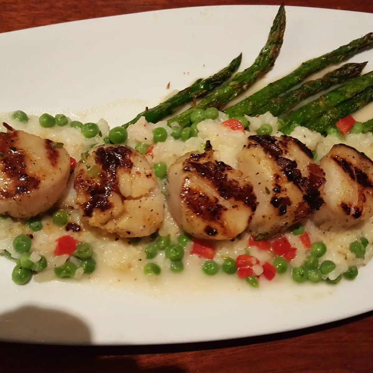Caramelized Grilled Sea Scallops