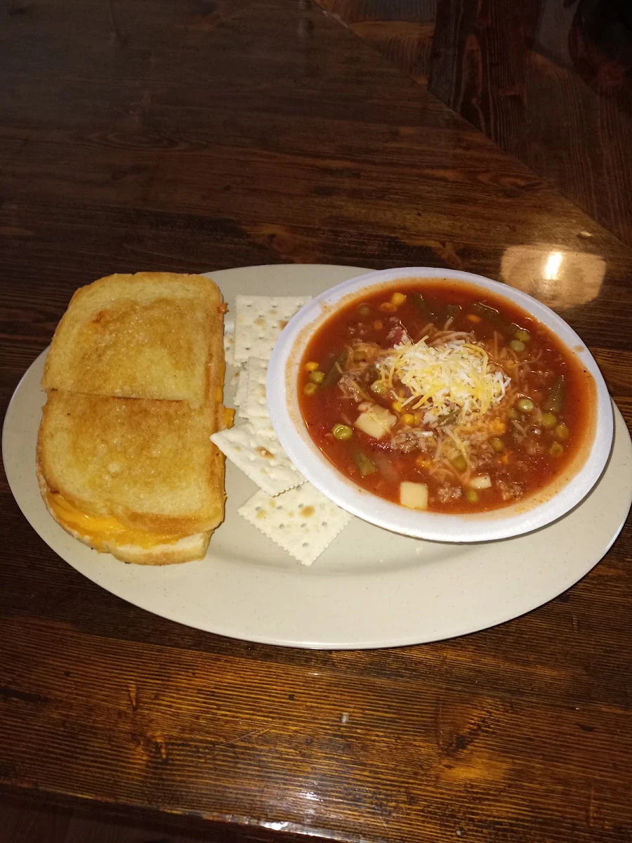 Soup & Grilled Cheese Sandwich